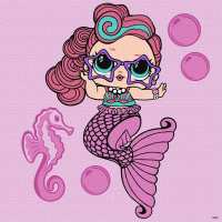 Картина за номерами - L.O.L. Surprise! Mermaids Waves