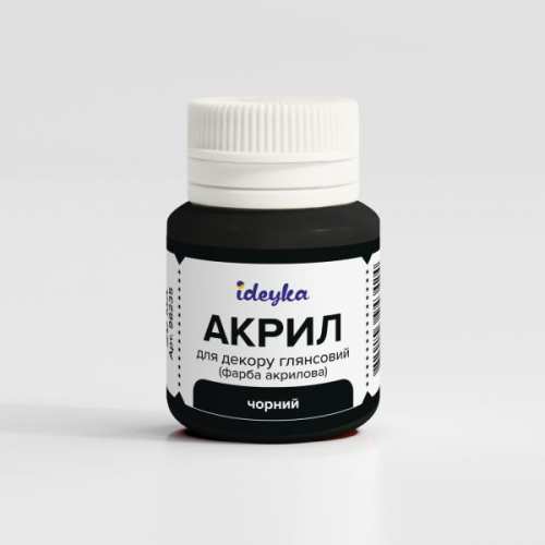 Акрил для декору - Чорний