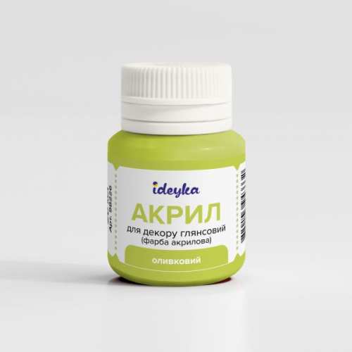 Акрил для декору - Оливковий