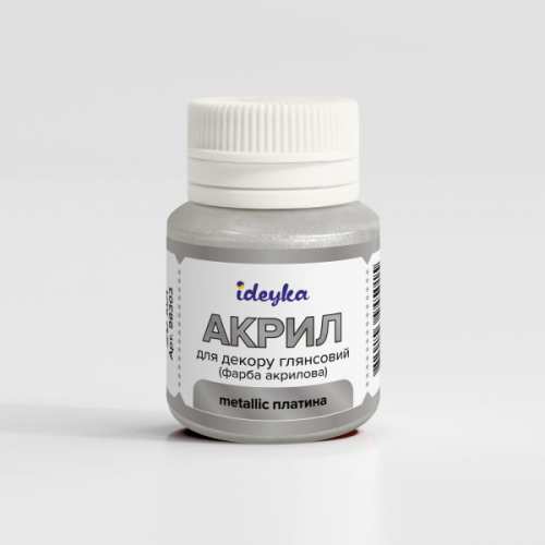 Акрил для декору - Metallic Платина