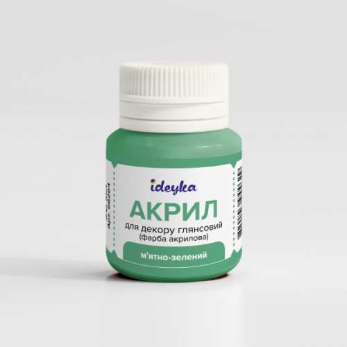 Акрил для декору - М'ятно-зелений
