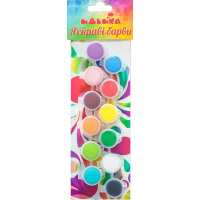 Акрилові фарби - Яскраві фарби (12 кольорів)