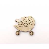 Фігурки на магніті - Малюк в колясці №1