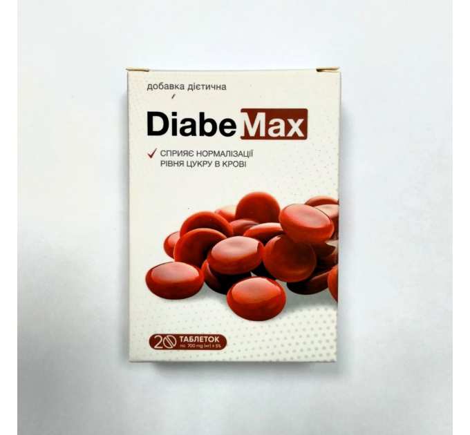 DiabeMax (Діабемакс, Диабемакс) нормалізація рівня цукру в крові, 20 таб