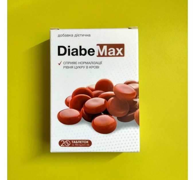 DiabeMax (Діабемакс, Диабемакс) нормалізація рівня цукру в крові, 20 таб