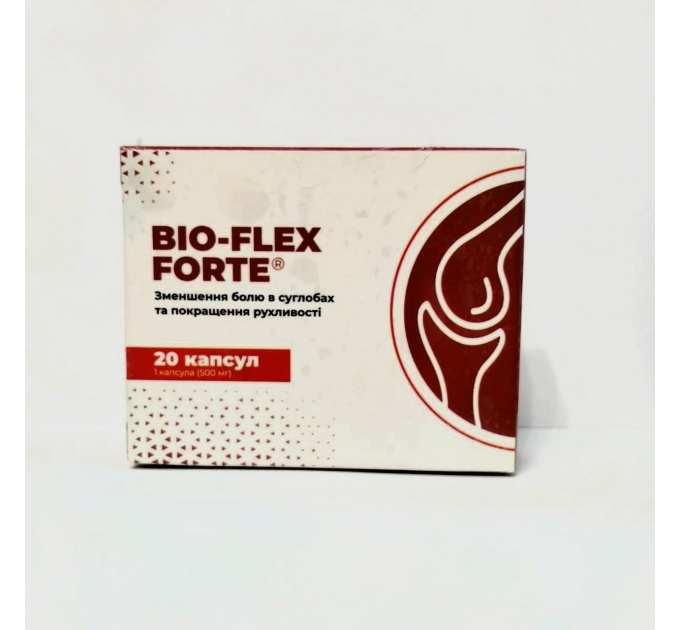 Bio-Flex Forte (Біо-Флекс Форте, Биофлекс) для зменшення болю в суглобах (EU), 20 капс