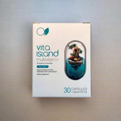 Vita Island multivitamin for men мультивітамін для чоловіків, 30 капс