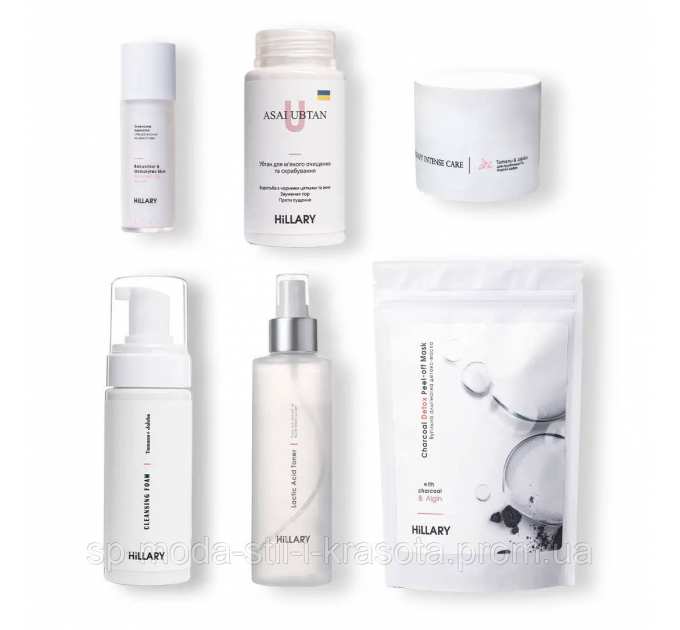 Комплексний догляд за жирною та проблемною шкірою влітку Hillary Summer Oil Skin Care