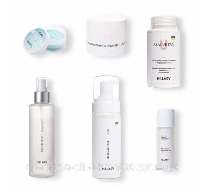 Комплексний догляд за нормальною та комбінованою шкірою влітку Hillary Summer Normal Skin Care