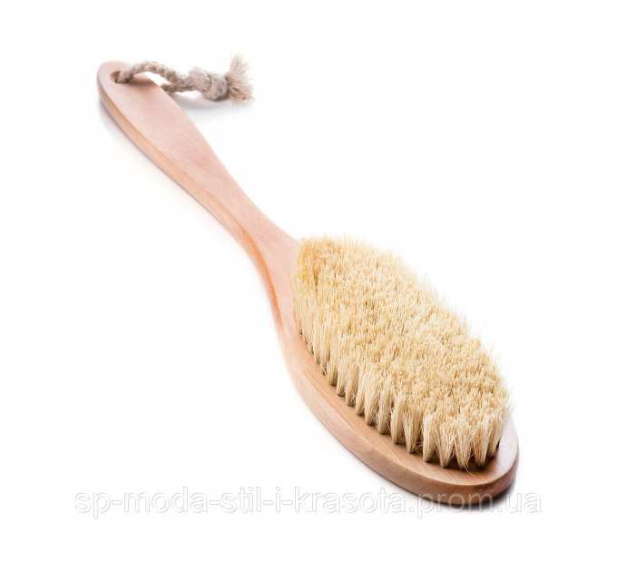Щітка для сухого масажу сизалева Hillary + Рафінована кокосова олія Hillary 100% Pure Coconut Oil, 500 мл