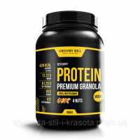 Протеїнова гранола 4 Горіхи Gregory Mill 4 Nuts Protein Premium Granola, 1000 г