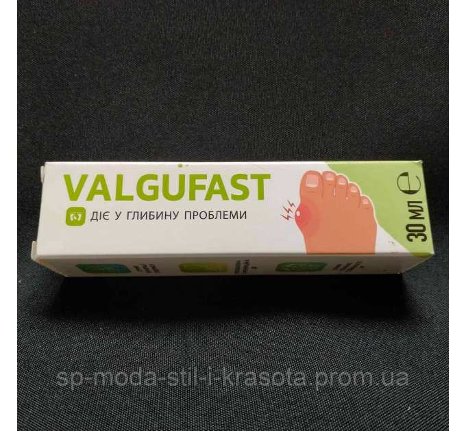 Valgufast (Вальгуфаст) протизапальна та регенераційна дія, 30 мл