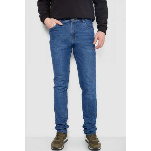 Джинсы мужские демисезонные, цвет синий, 243R8048