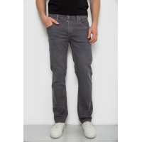 Джинсы мужские однотонные, цвет серый, 244R1941