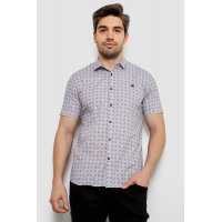 Рубашка мужская с коротким  рукавом, цвет бежевый, 214R6917-15