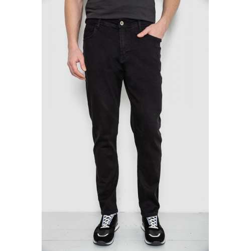 Джинсы мужские средней посадки, цвет черный, 244R8349 Джинсы мужские средней посадки, цвет черный, 244R8349