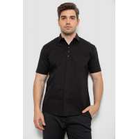 Рубашка мужская, цвет черный, 214R7326