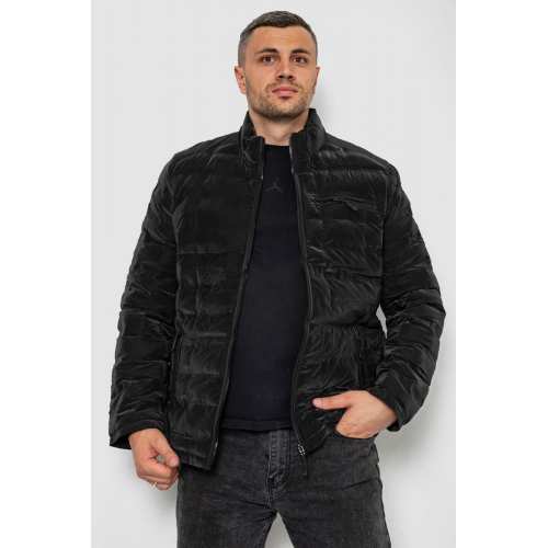 Куртка мужская демисезонная, цвет черный, 214R833К Куртка мужская демисезонная, цвет черный, 214R833К