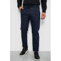 Брюки мужские классические однотонные, цвет синий, 157RU02-015