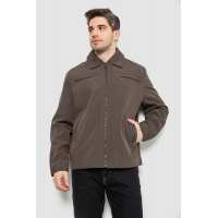 Куртка мужская демисезонная однотонная, цвет хаки, 244R033B