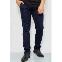 Брюки мужские классические, цвет темно-синий, 244R6607