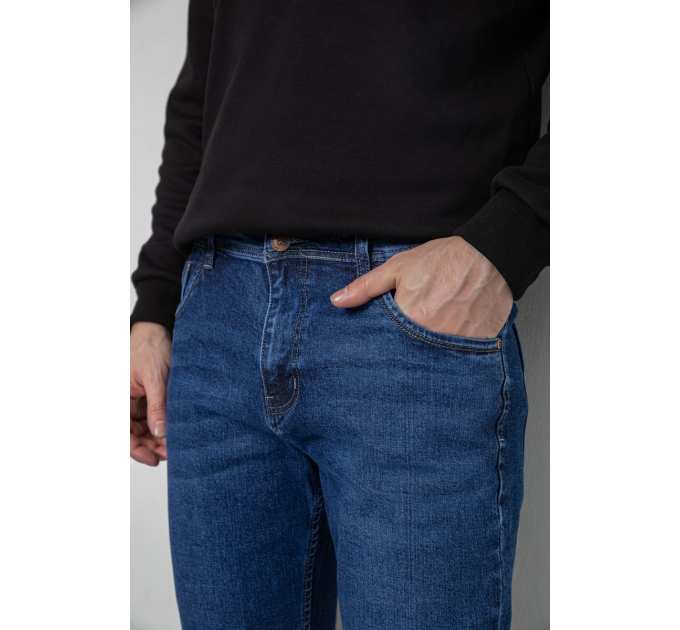 Джинсы мужские демисезонные, цвет синий, 243R8052