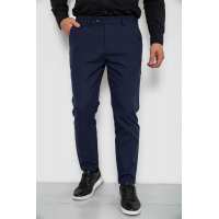 Брюки мужские классические однотонные, цвет синий, 157RU06-006