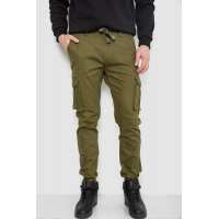 Штаны мужские карго, цвет хаки, 243R8081