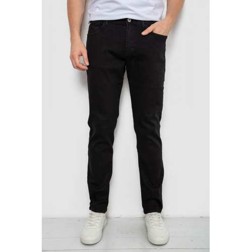 Джинсы мужские, цвет черный, 244R8351
