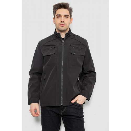 Куртка мужская демисезонная, цвет черный, 244R316K Куртка мужская демисезонная, цвет черный, 244R316K