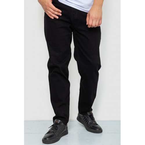 Джинсы мужские однотонные, цвет черный, 244R8570-1 Джинсы мужские однотонные, цвет черный, 244R8570-1