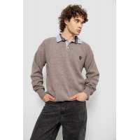 Свитер-обманка мужской, цвет мокко, 161R924