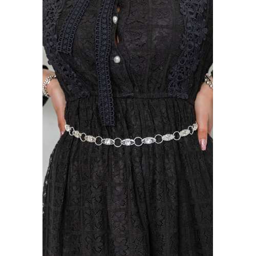 Ремень-цепочка женский, цвет серебристый, 196R10U13W1-8