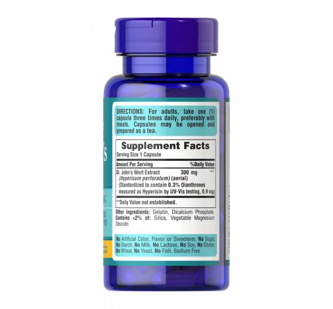 St. Johns Wort Standardized Extract 300mg - 100 caps