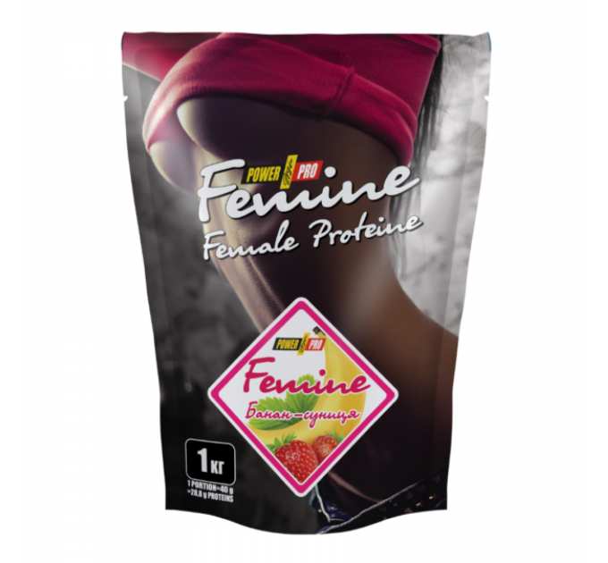Femine Protein - 1000g Banan-Wild Strawberry