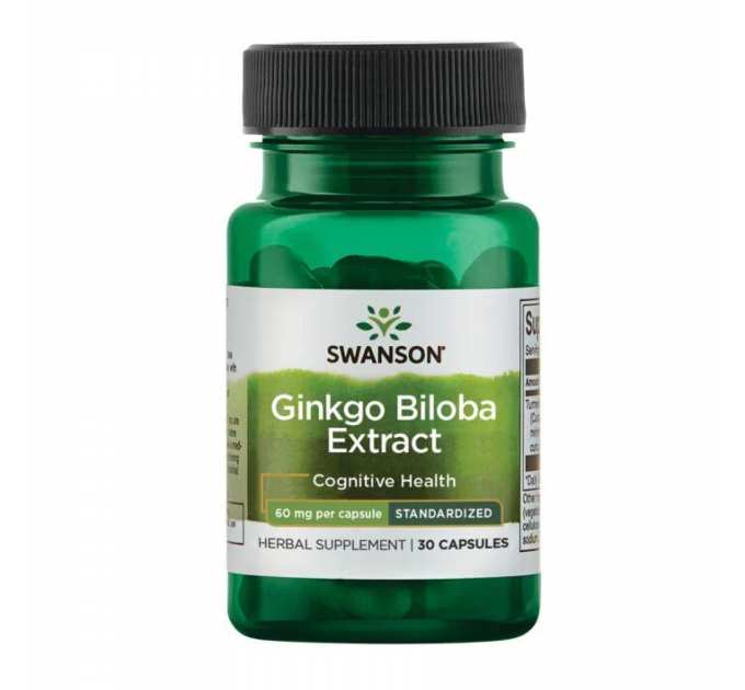 Ginkgo Biloba Extract 60mg - 30caps