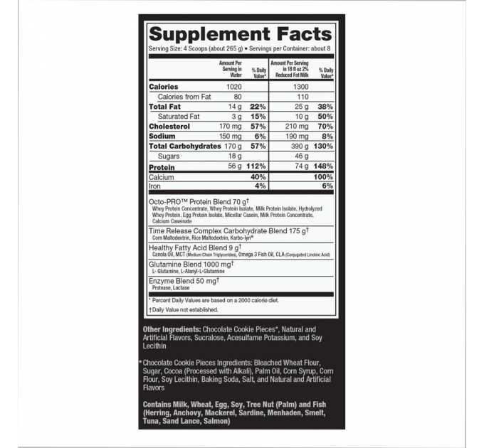 Muscle Juice Revolution 2600 - 2120g Cookies Creme