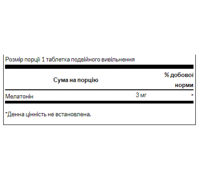 Melatonin-Dual-Release 3mg - 60tabs