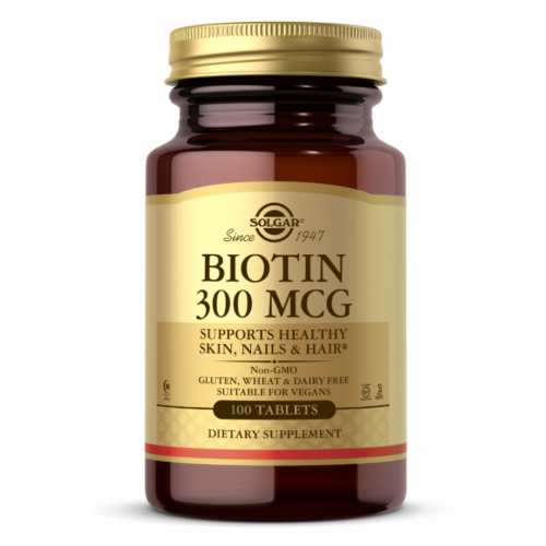 Biotin 300 mcg - 100 Tabs (До 12.26) Biotin 300 mcg - 100 Tabs (До 12.26)