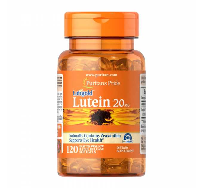 Lutein 20 mg with Zeaxanthin - 60 softgels