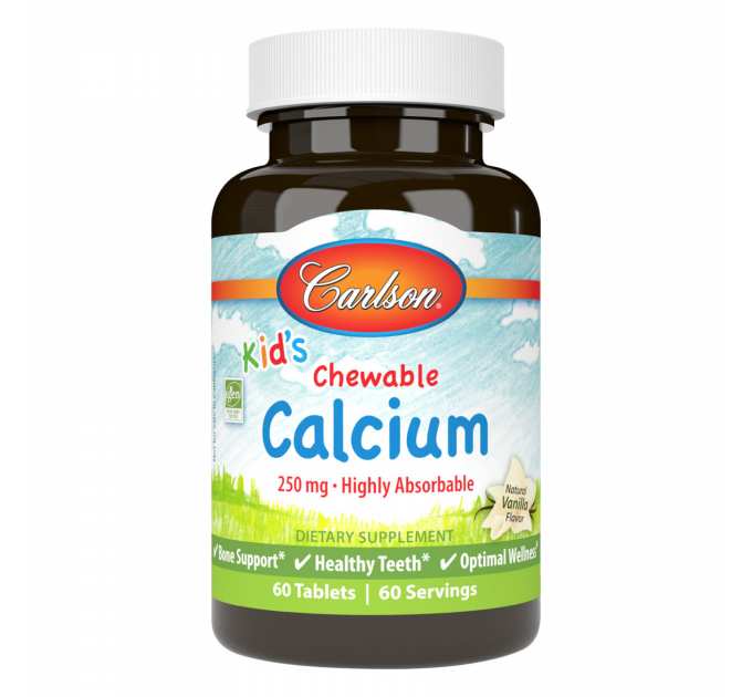 Kids Chewable Calcium - 60 tabs