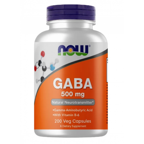 GABA 500mg - 200 veg caps (Пошкоджена банка)