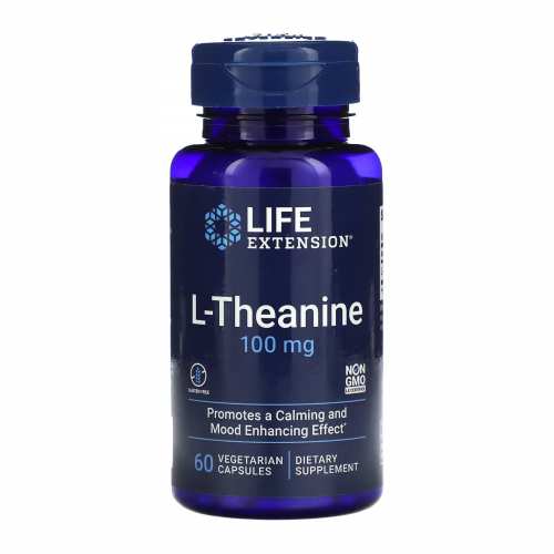 L-Theanine 100 mg - 60 vcaps (Пошкоджена етикетка)