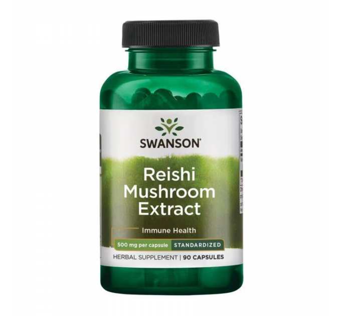 Reishi Mushroom Extract Standardized 500mg - 90 caps