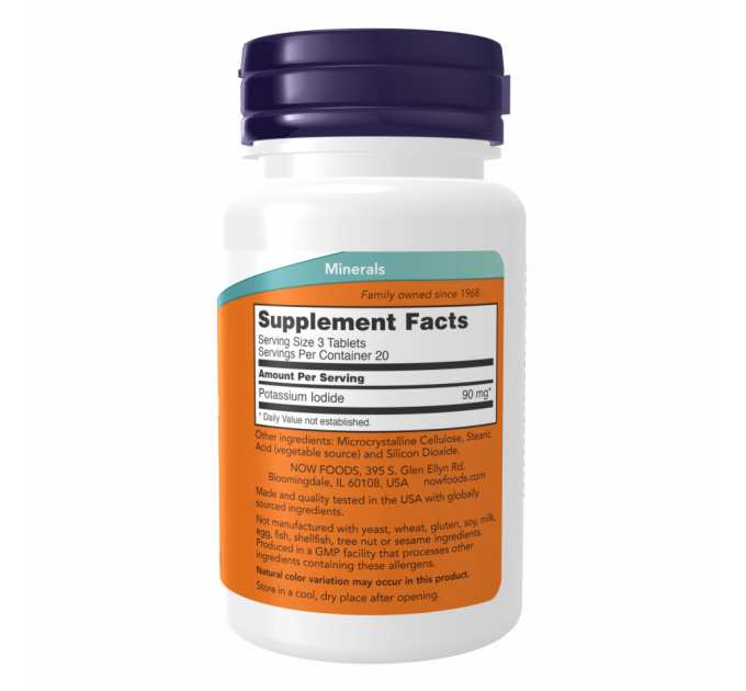 Potassium Iodide 30mg - 60 tabs