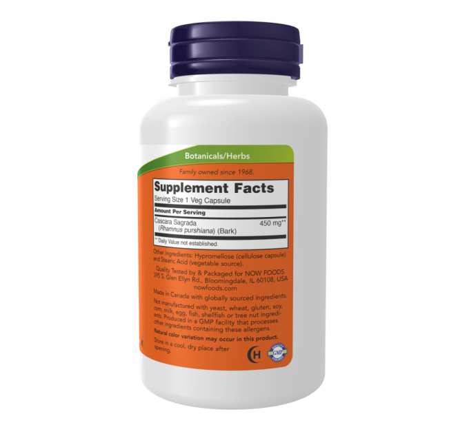 Cascara Sagrada 450 mg - 250 vcaps