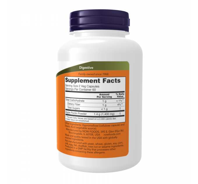 Apple Pectin 700mg - 120 vcaps