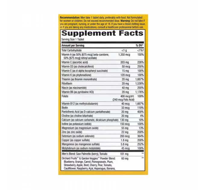 Once Daily Men's Ultra - 60 tabs