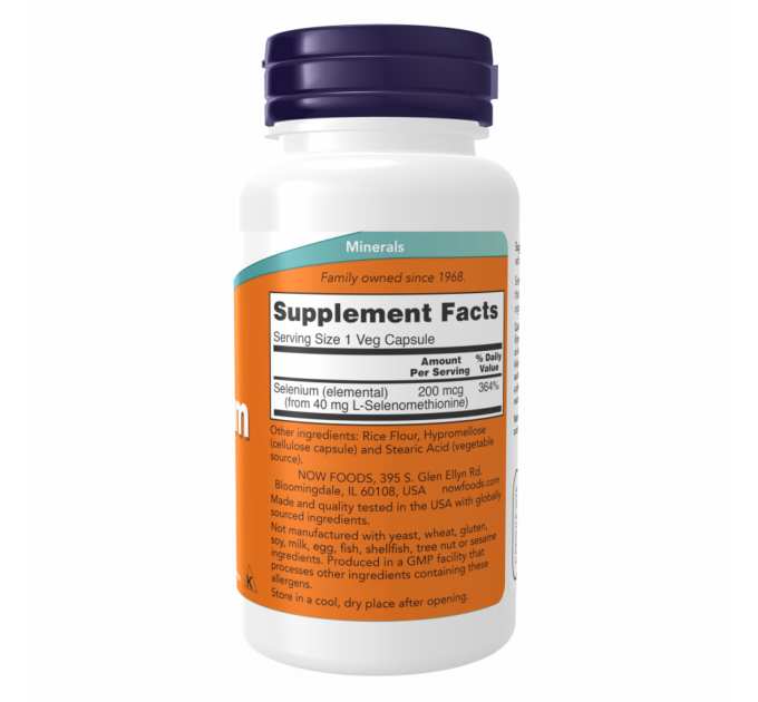 Selenium 200 mcg - 90 vcaps