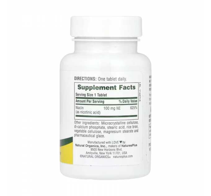 Niacin 100mg - 90 tabs
